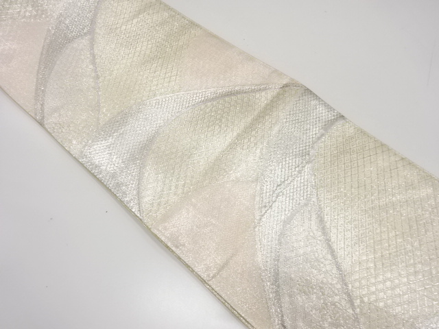 JAPANESE FUKURO OBI / SAGANISHIKI / WOVEN DISTANT MOUNTAINS